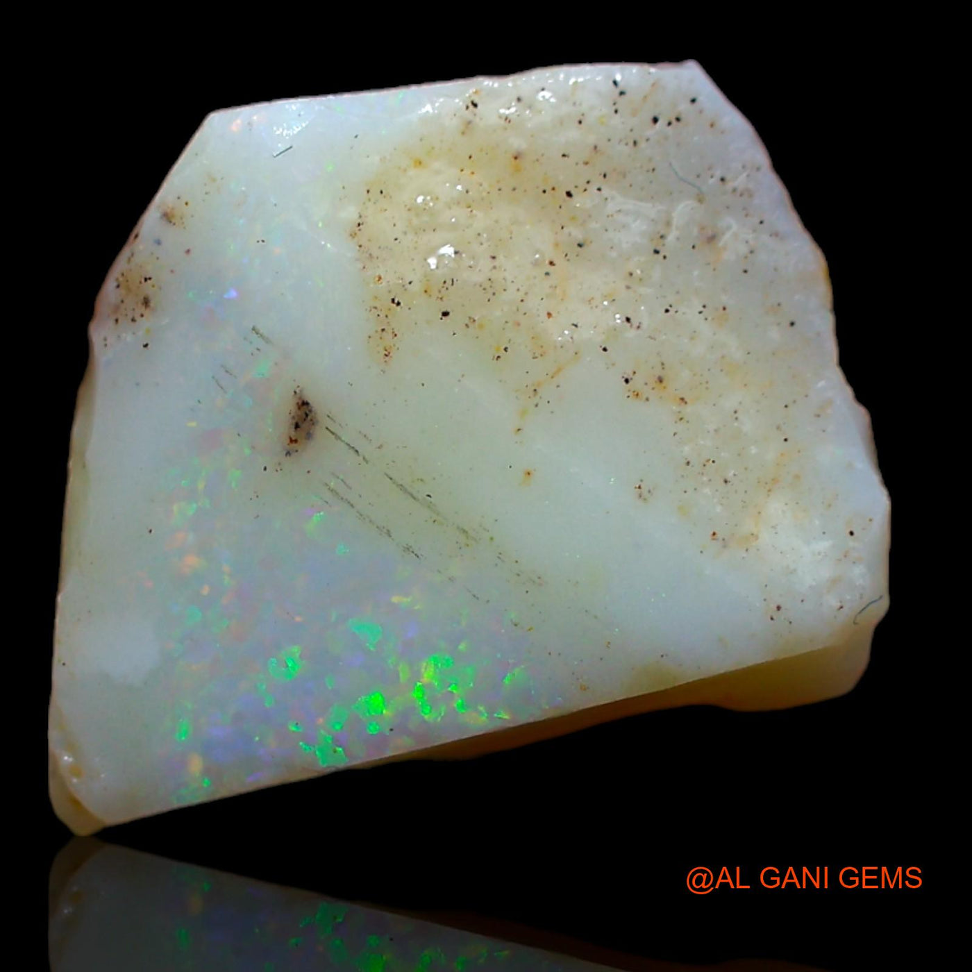 Natural Untreated Fire Opal Loose Gemstone Fancy Rough From Australia 5.30 Cts 14x11x5 mm RA-168