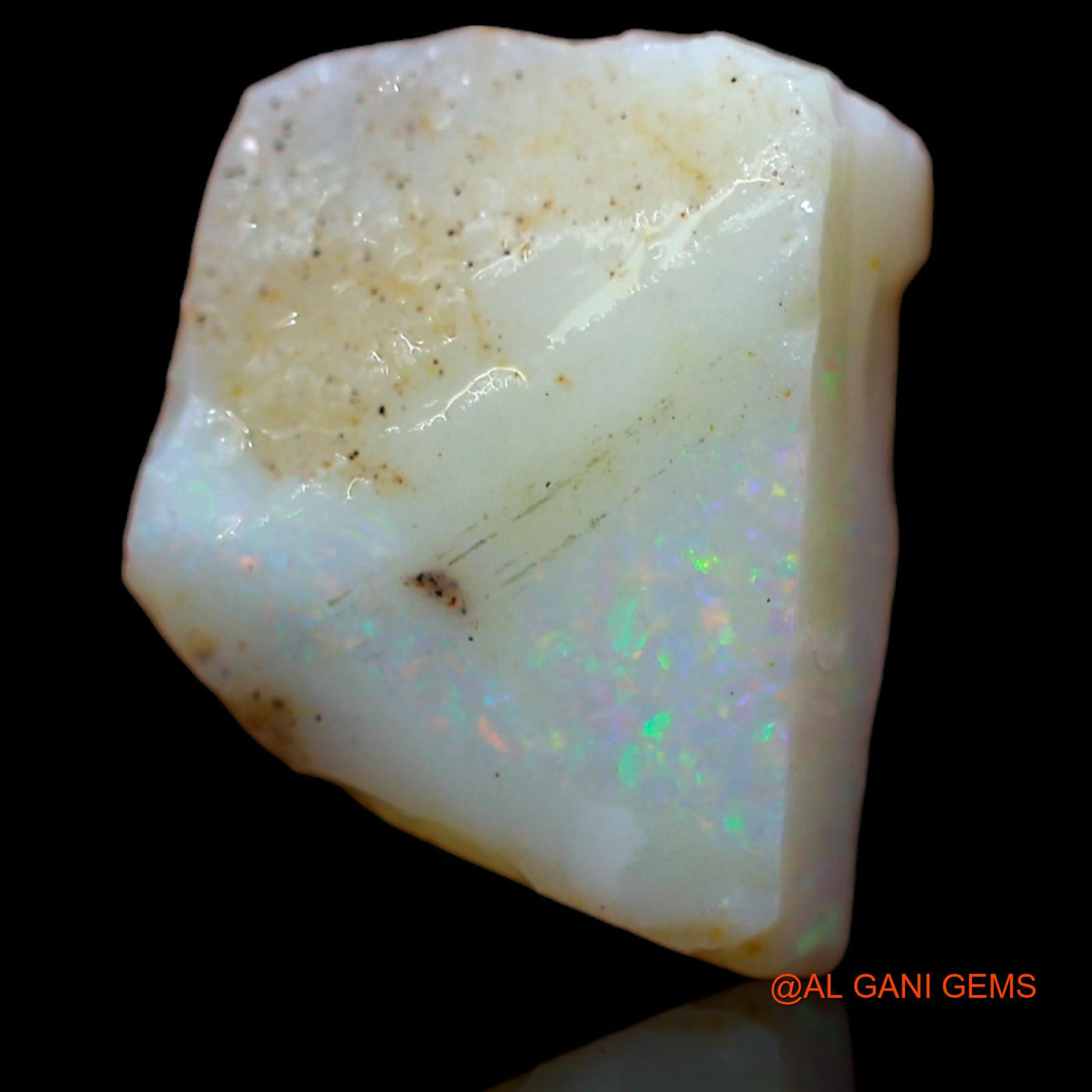 Natural Untreated Fire Opal Loose Gemstone Fancy Rough From Australia 5.30 Cts 14x11x5 mm RA-168