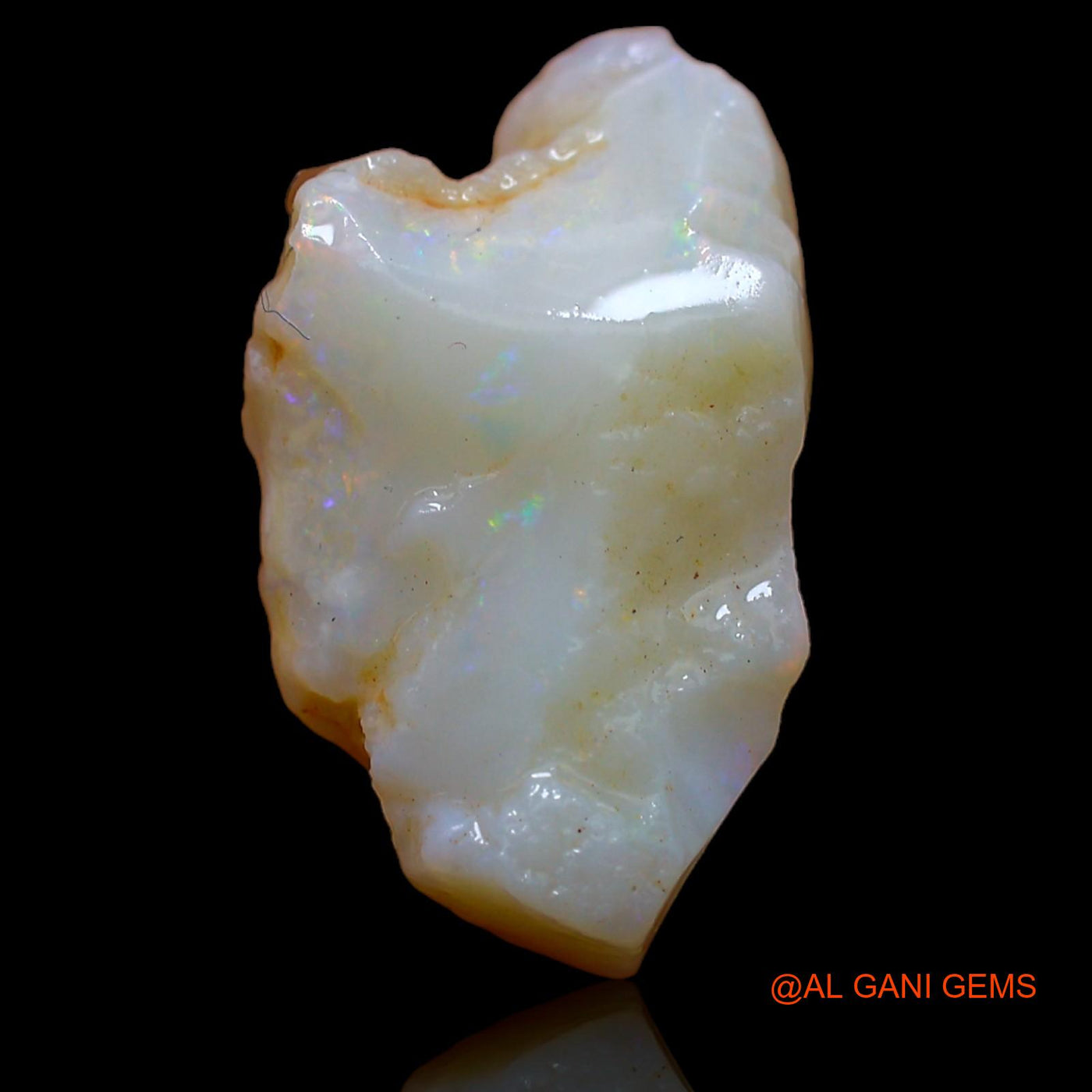 7.45 Cts Natural Australian Fire Opal Fancy Rough Loose Gemstone For Jewelry 19x11x7 mm RA-170