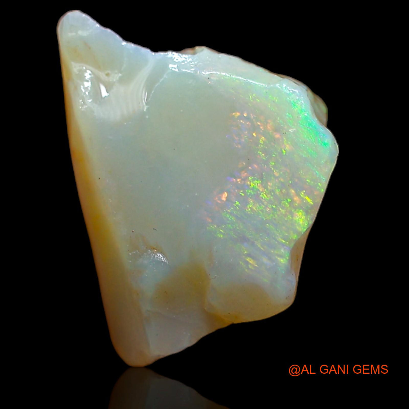 Natural Untreated Fire Opal Loose Gemstone Fancy Rough From Australia 8.35 Cts 16x13x12 mm RA-179