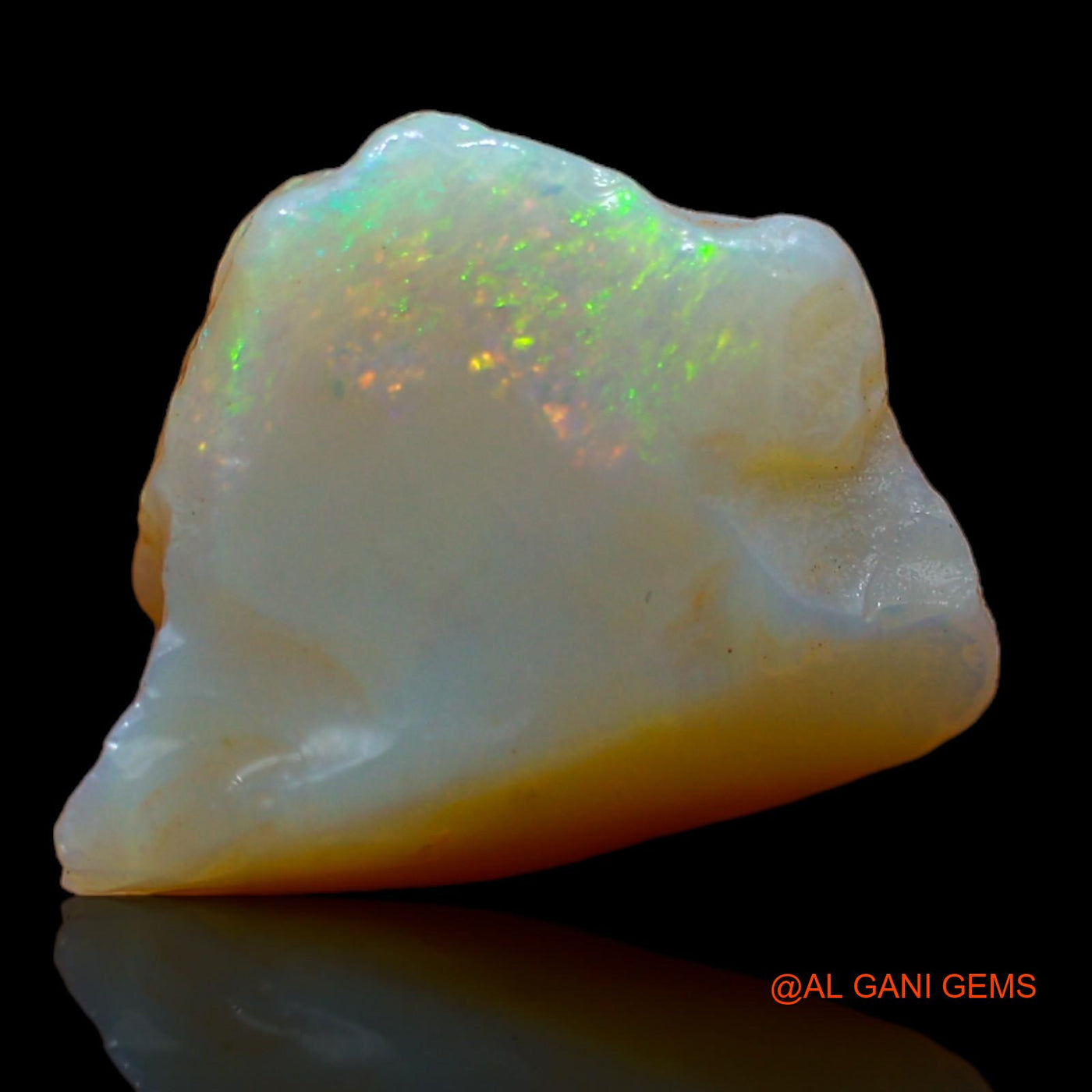 Natural Untreated Fire Opal Loose Gemstone Fancy Rough From Australia 8.35 Cts 16x13x12 mm RA-179