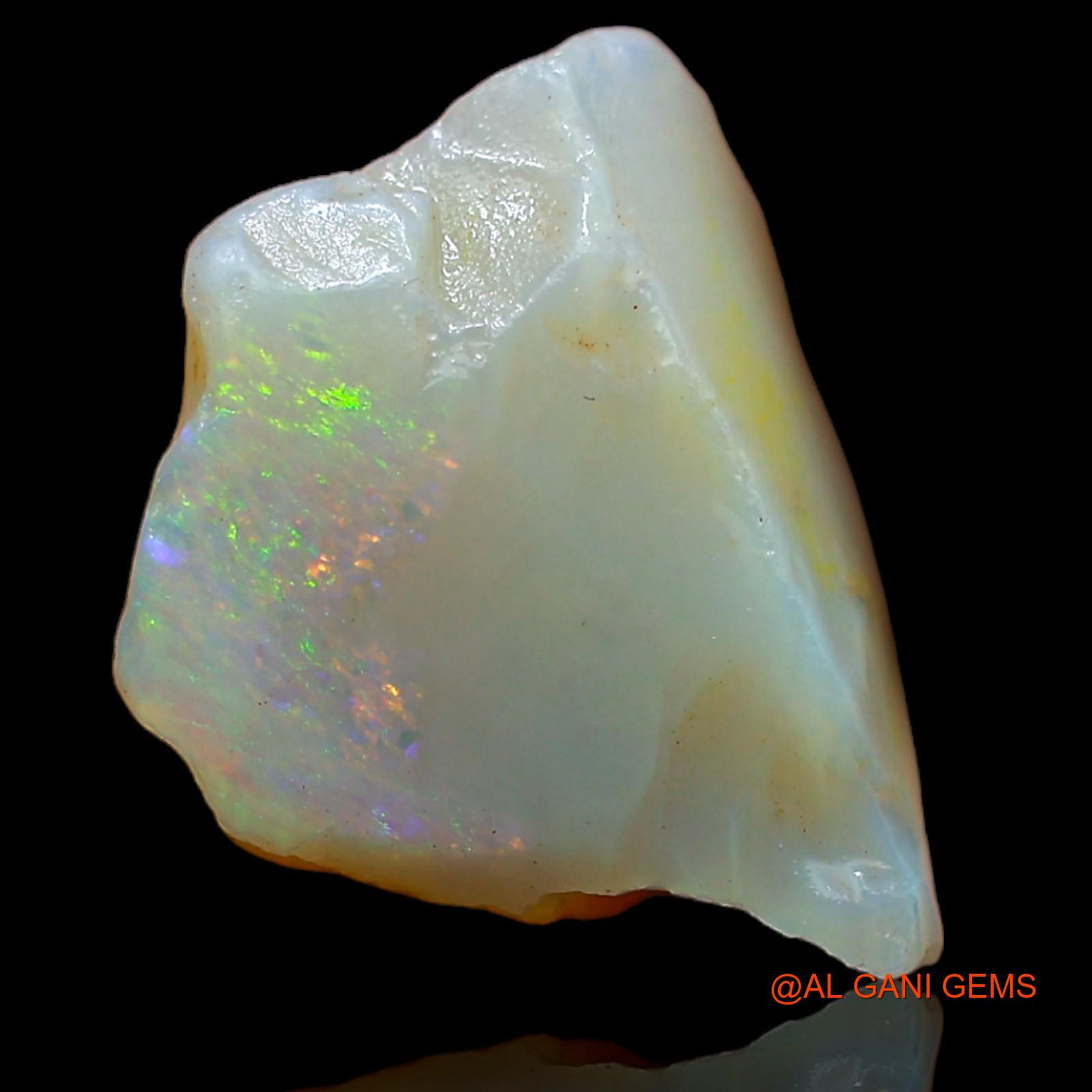 Natural Untreated Fire Opal Loose Gemstone Fancy Rough From Australia 8.35 Cts 16x13x12 mm RA-179