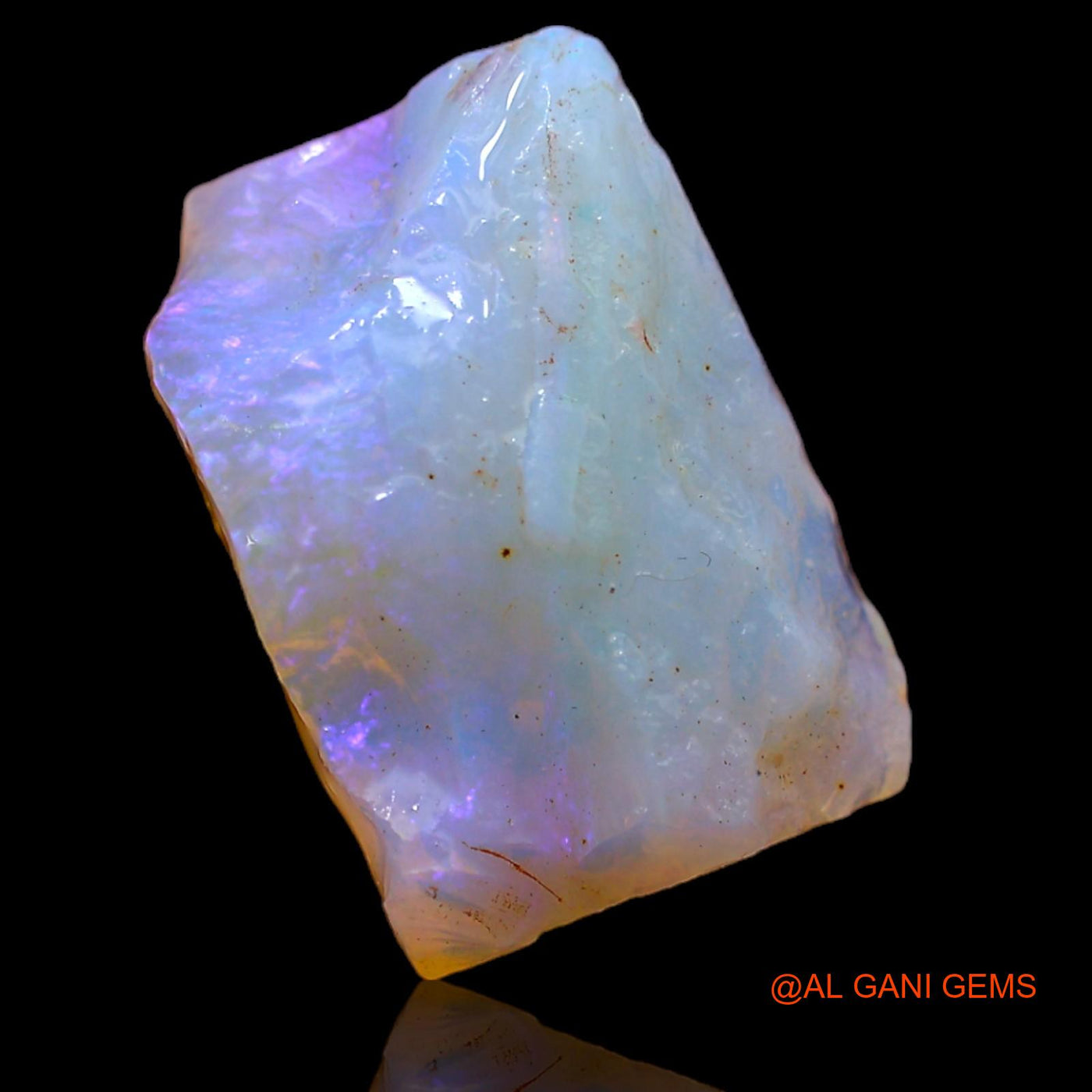 5.75 Cts Natural Australian Fire Opal Loose Gemstone Fancy Rough 14x10x5 mm RA-183
