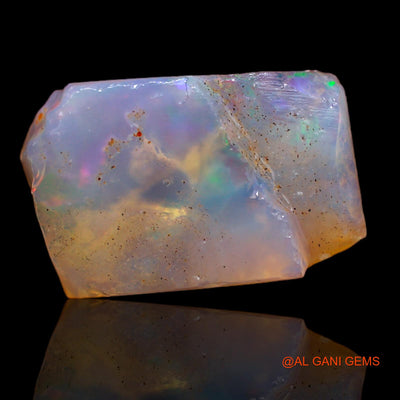 4.65 Cts Natural Australian Fire Opal Fancy Rough Loose Gemstone For Jewelry 15x9x4 mm RA-184