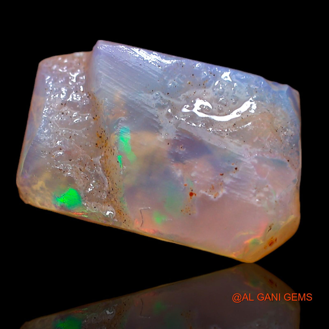 4.65 Cts Natural Australian Fire Opal Fancy Rough Loose Gemstone For Jewelry 15x9x4 mm RA-184