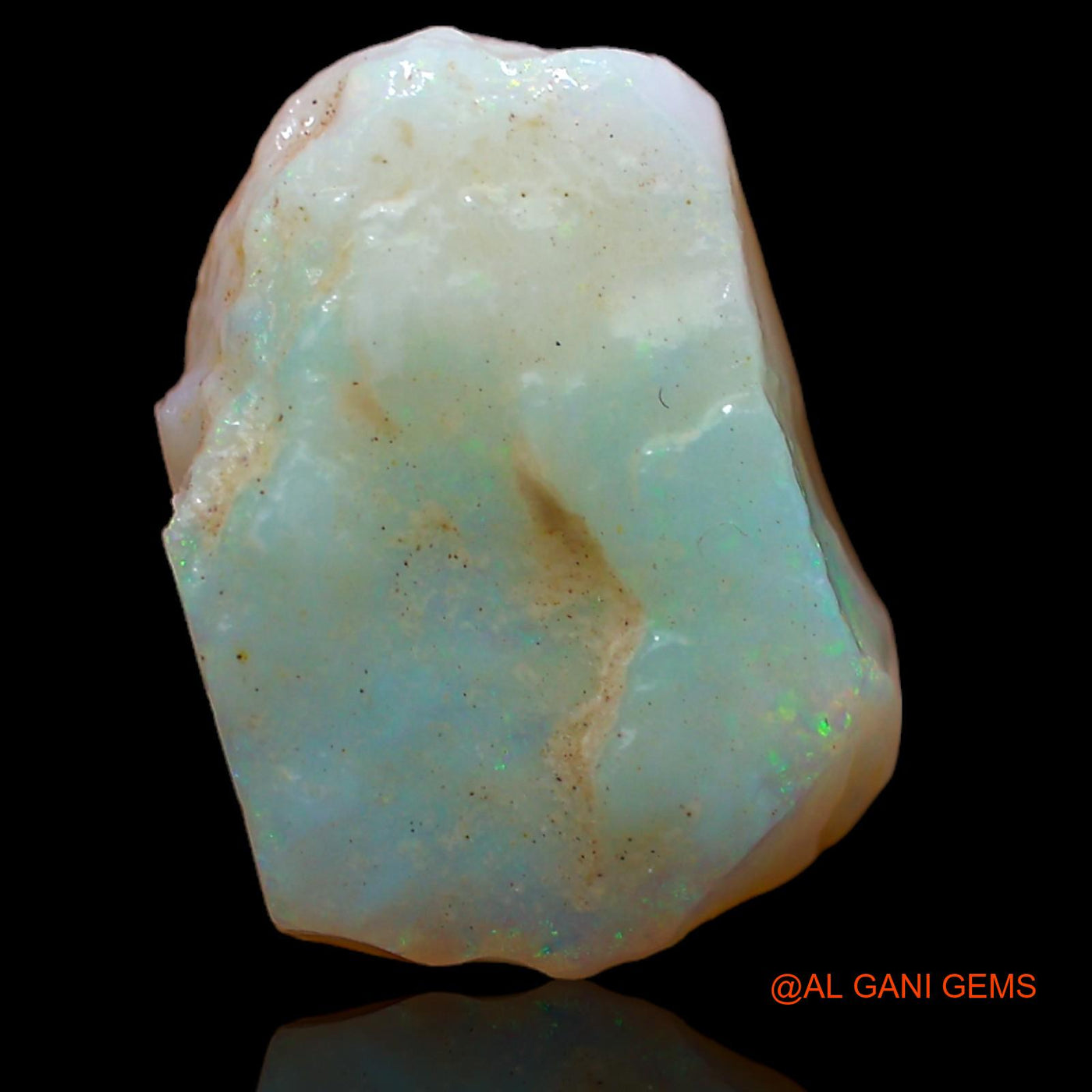 8.00 Cts Natural Australian Fire Opal Loose Gemstone Fancy Rough 16x12x6 mm RA-185