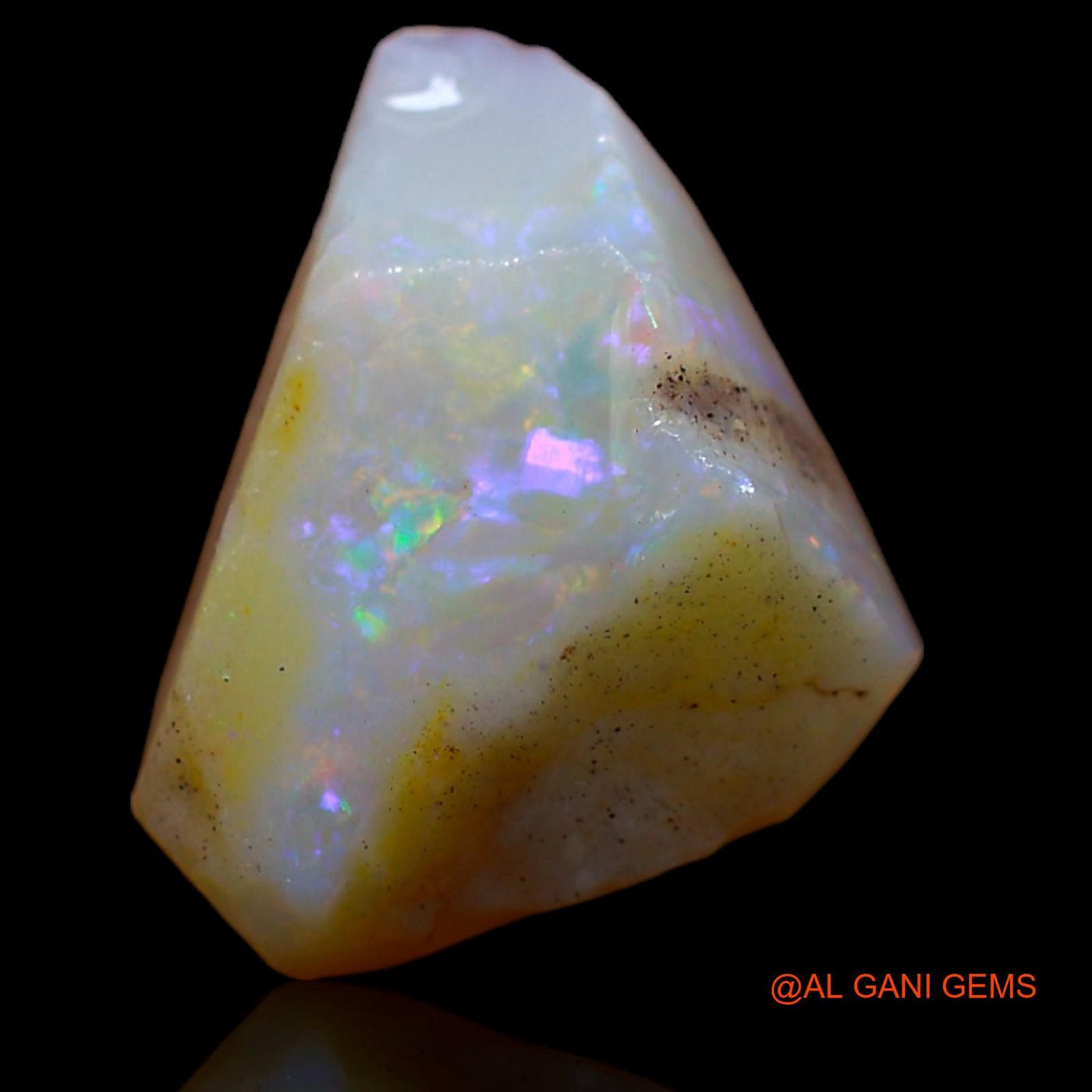 3.45 Cts Natural Australian Fire Opal Loose Gemstone Fancy Rough 13x12x4 mm RA-186