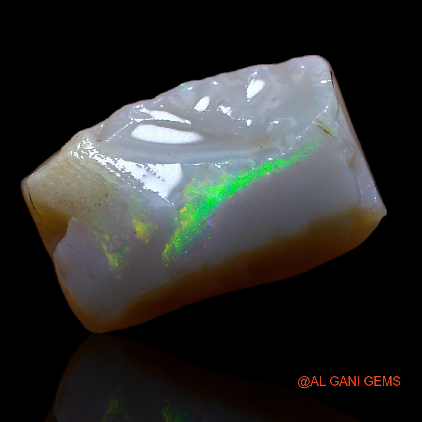 5.00 Cts Natural Australian Fire Opal Loose Gemstone Fancy Rough 15x8x4 mm RA-187