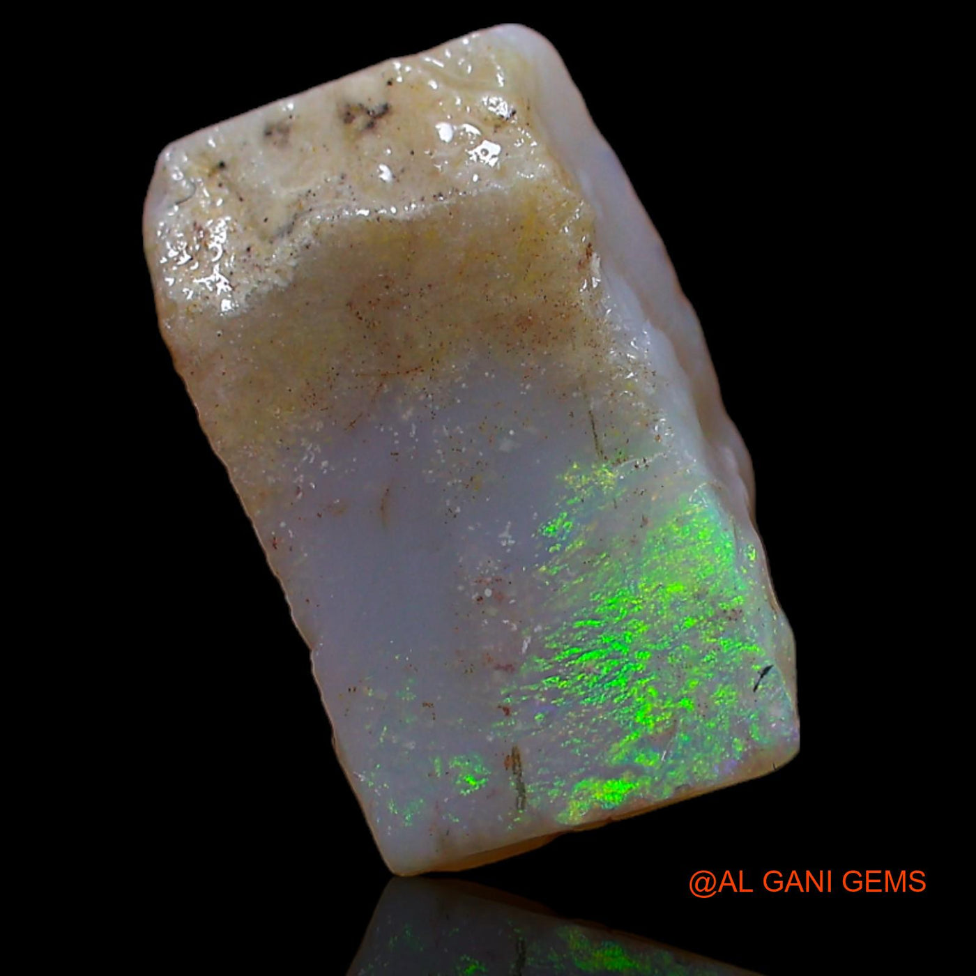 5.00 Cts Natural Australian Fire Opal Loose Gemstone Fancy Rough 15x8x4 mm RA-187