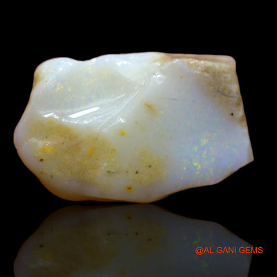 Natural Untreated Fire Opal Loose Gemstone Fancy Rough From Australia 6.45 Cts 16x10x5 mm RA-188