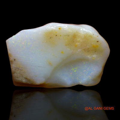 Natural Untreated Fire Opal Loose Gemstone Fancy Rough From Australia 6.45 Cts 16x10x5 mm RA-188