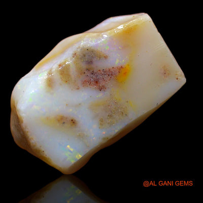 Natural Untreated Fire Opal Loose Gemstone Fancy Rough From Australia 6.45 Cts 16x10x5 mm RA-188