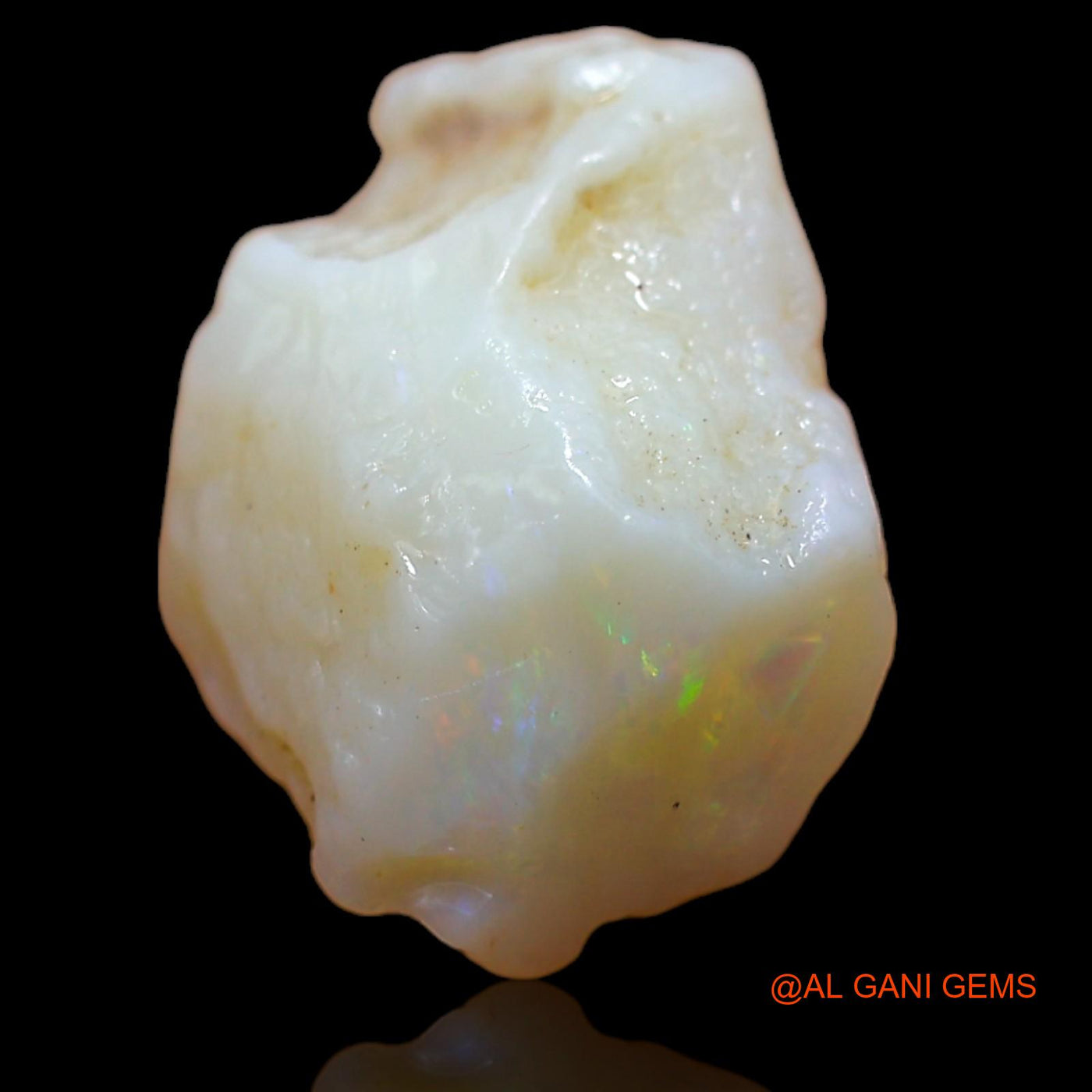 Natural Untreated Fire Opal Loose Gemstone Fancy Rough From Australia 7.05 Cts 16x12x8 mm RA-189