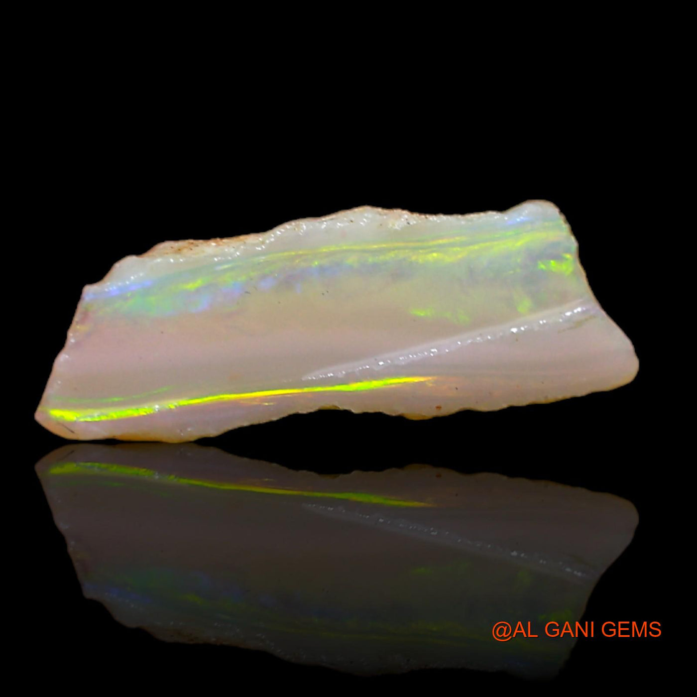 3.05 Cts Natural Australian Fire Opal Loose Gemstone Fancy Rough 14x10x4 mm RA-190