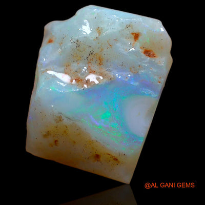 Natural Fire Opal Gemstone 5.00 Cts Loose Fancy Rough From Australia 13x11x4 mm RA-192