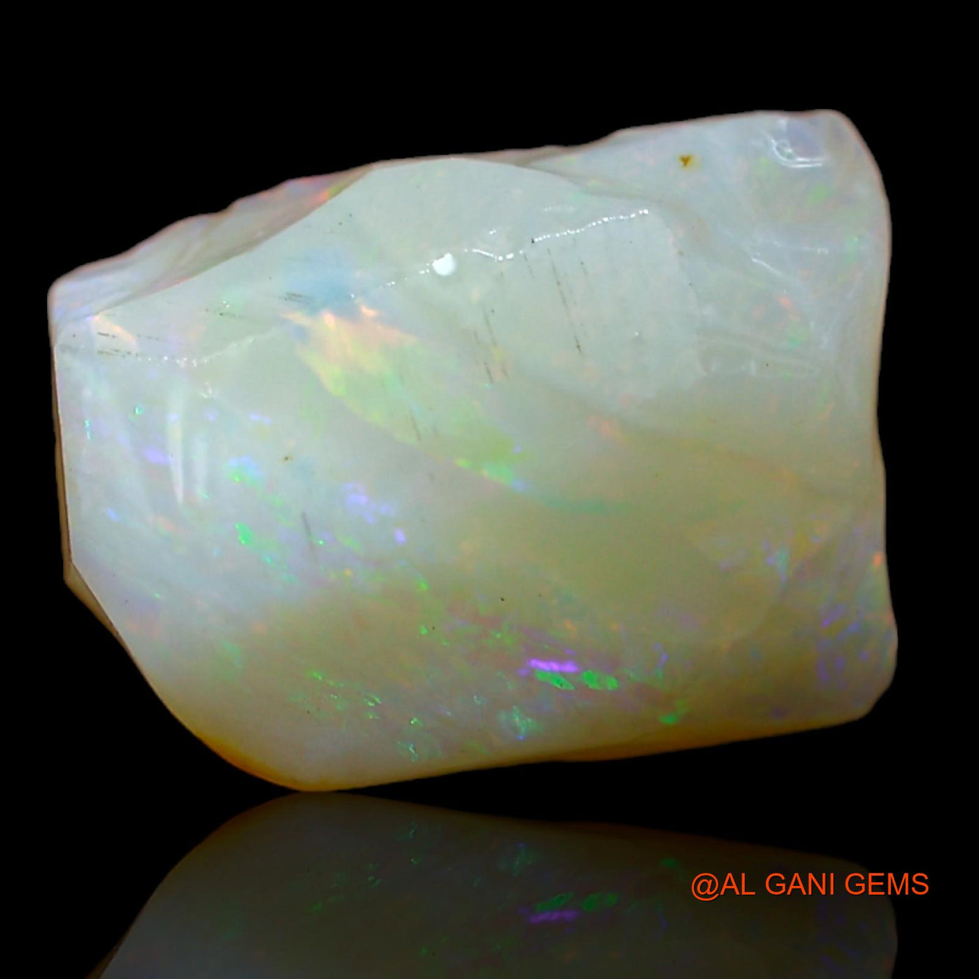 Natural Untreated Fire Opal Loose Gemstone Fancy Rough From Australia 5.00 Cts 12x9x6 mm RA-194