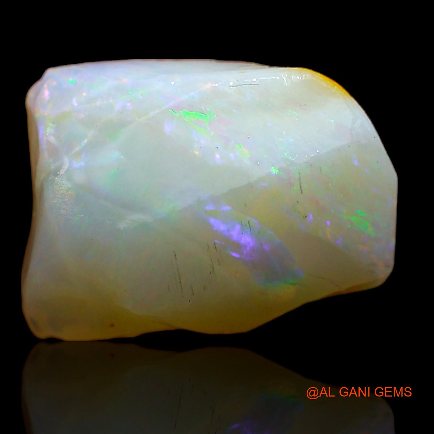 Natural Untreated Fire Opal Loose Gemstone Fancy Rough From Australia 5.00 Cts 12x9x6 mm RA-194