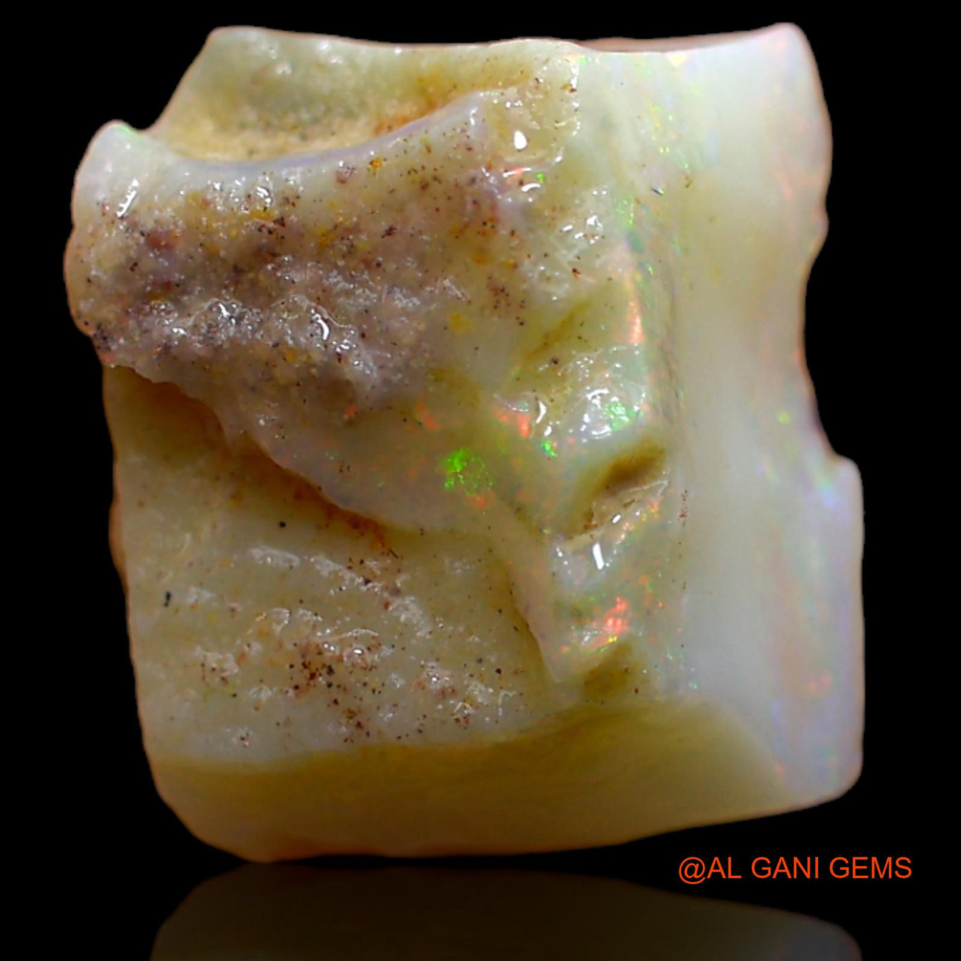 6.70 Cts Natural Australian Fire Opal Fancy Rough Loose Gemstone For Jewelry 13x12x7 mm RA-196