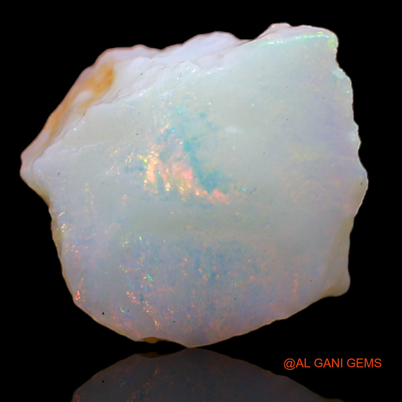 5.15 Cts Natural Australian Fire Opal Loose Gemstone Fancy Rough 13x10x7 mm RA-199
