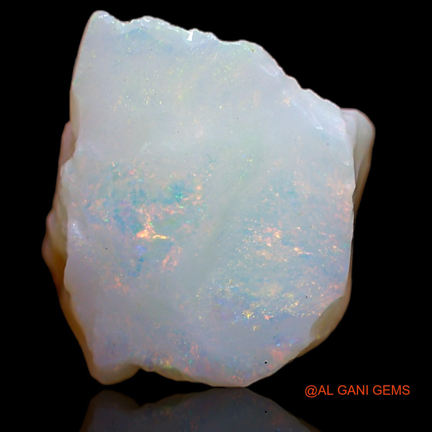 5.15 Cts Natural Australian Fire Opal Loose Gemstone Fancy Rough 13x10x7 mm RA-199