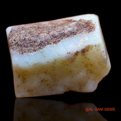 5.90 Cts Natural Australian Fire Opal Loose Gemstone Fancy Rough 13x9x7 mm RA-19