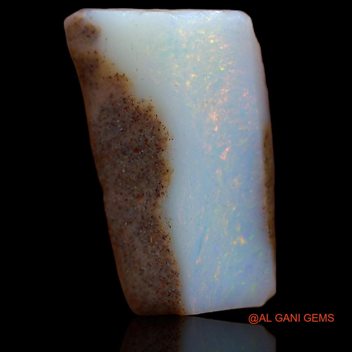 4.65 Cts Natural Australian Fire Opal Loose Gemstone Fancy Rough 15x9x4 mm RA-200