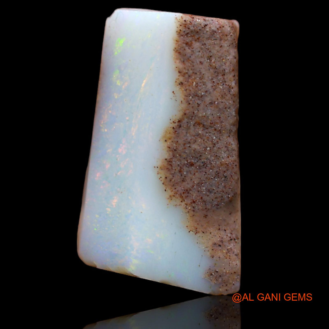 4.65 Cts Natural Australian Fire Opal Loose Gemstone Fancy Rough 15x9x4 mm RA-200