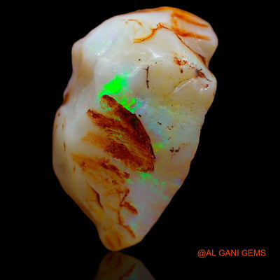 7.65 Cts Unheated Australian Fire Opal Loose Gemstone Fancy Rough Natural 18x9x8 mm RA-201