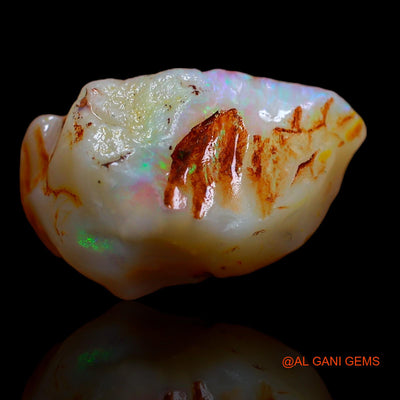 7.65 Cts Unheated Australian Fire Opal Loose Gemstone Fancy Rough Natural 18x9x8 mm RA-201