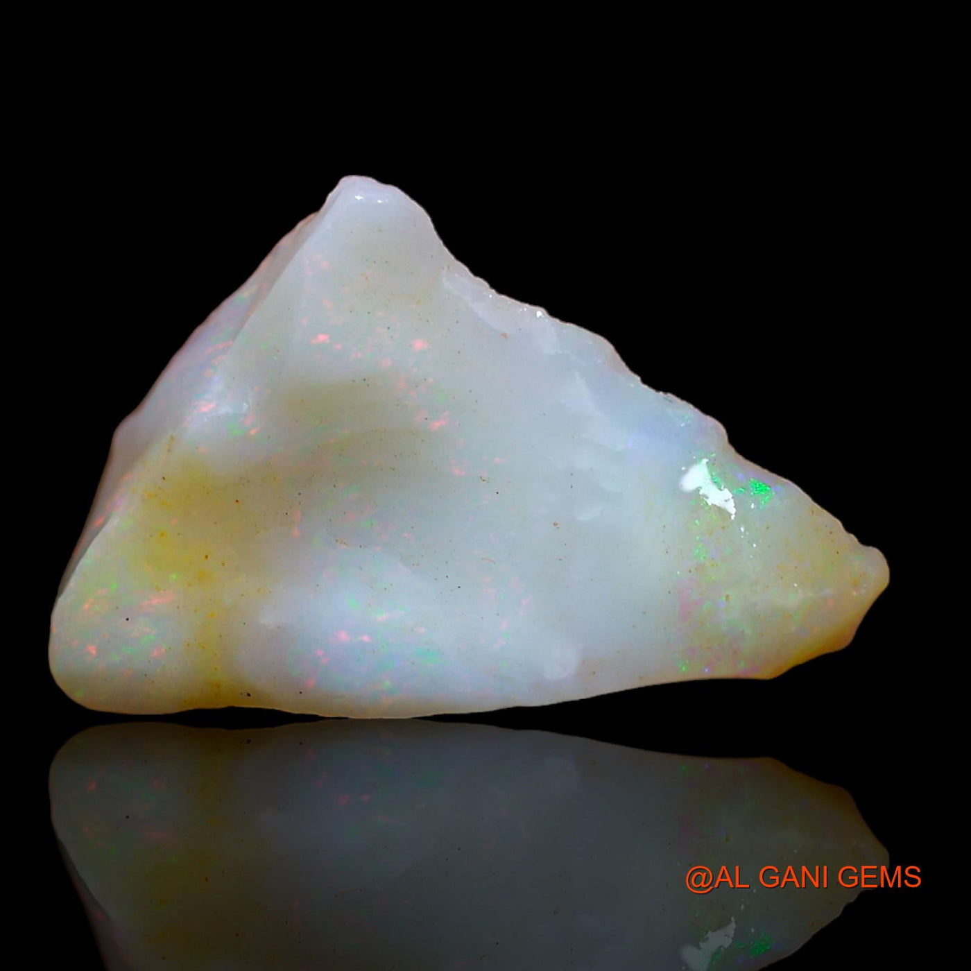 Natural Untreated Fire Opal Loose Gemstone Fancy Rough From Australia 5.20 Cts 18x11x6 mm RA-207