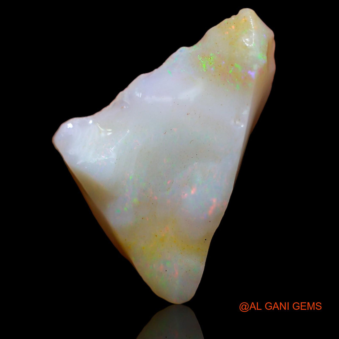 Natural Untreated Fire Opal Loose Gemstone Fancy Rough From Australia 5.20 Cts 18x11x6 mm RA-207