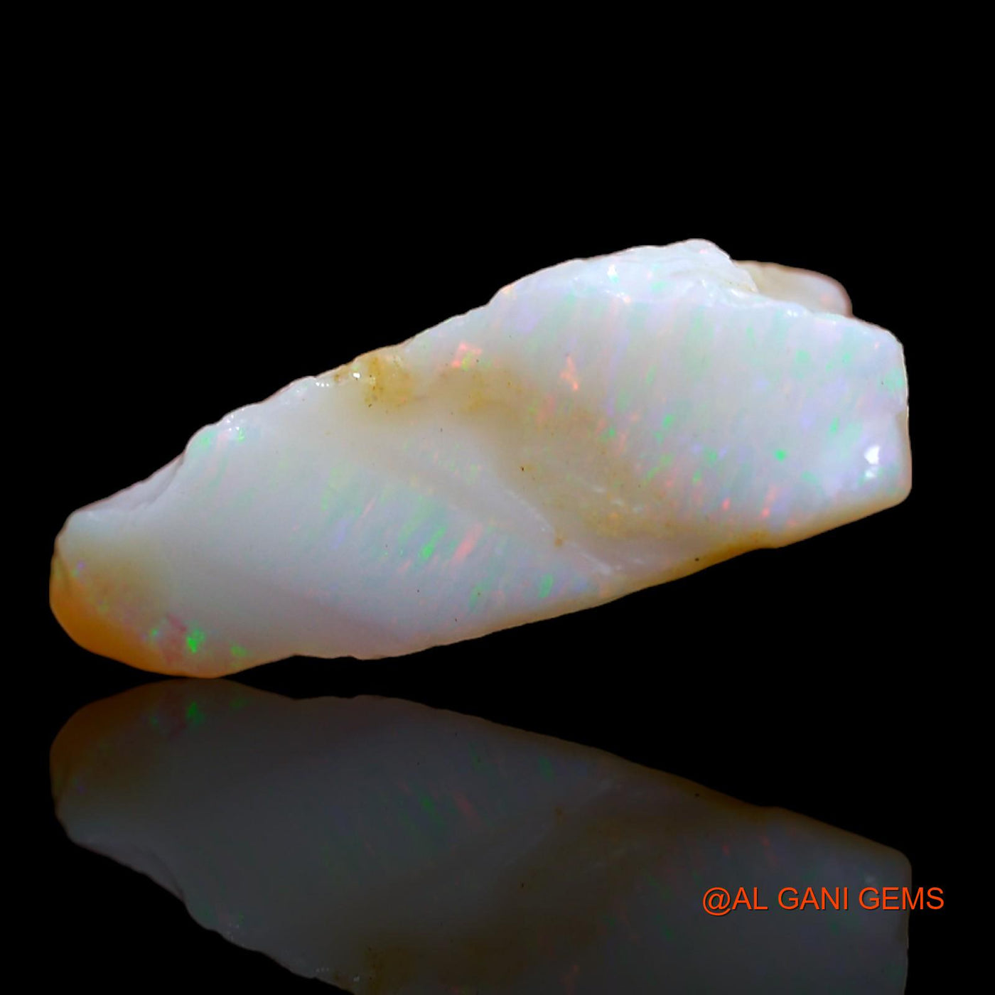 Natural Untreated Fire Opal Loose Gemstone Fancy Rough From Australia 5.20 Cts 18x11x6 mm RA-207