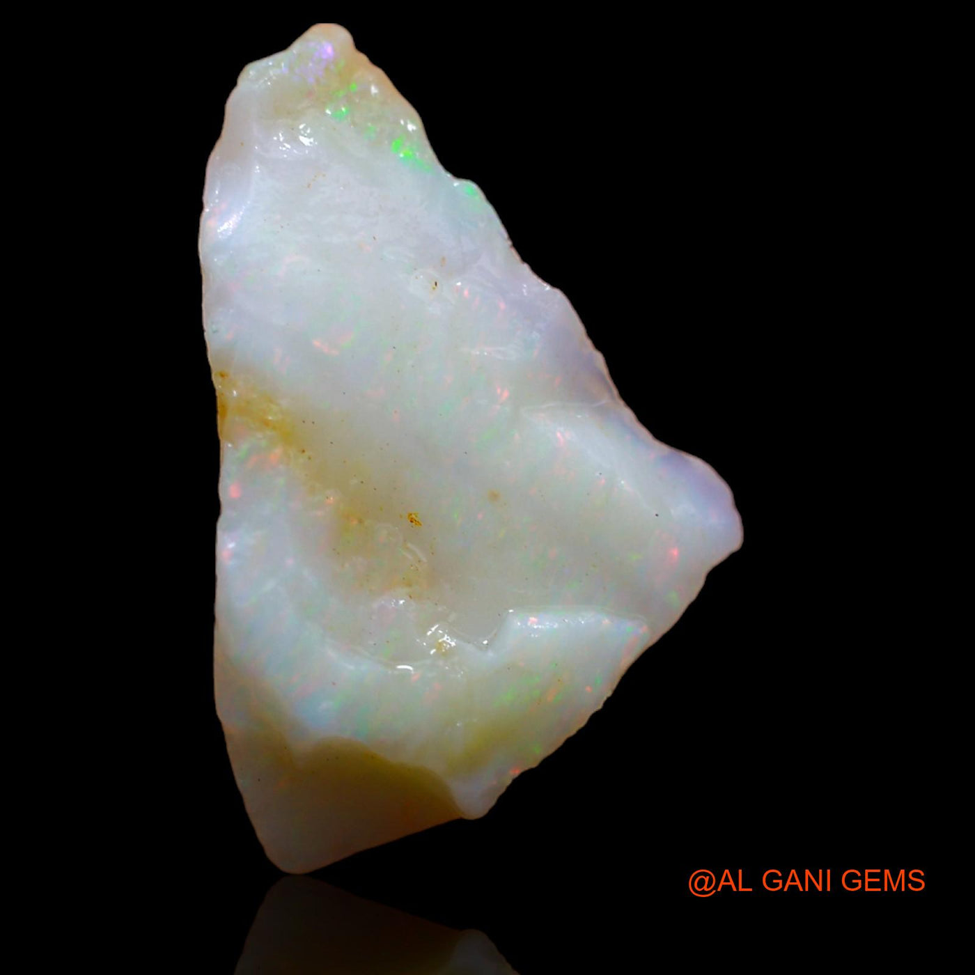 Natural Untreated Fire Opal Loose Gemstone Fancy Rough From Australia 5.20 Cts 18x11x6 mm RA-207