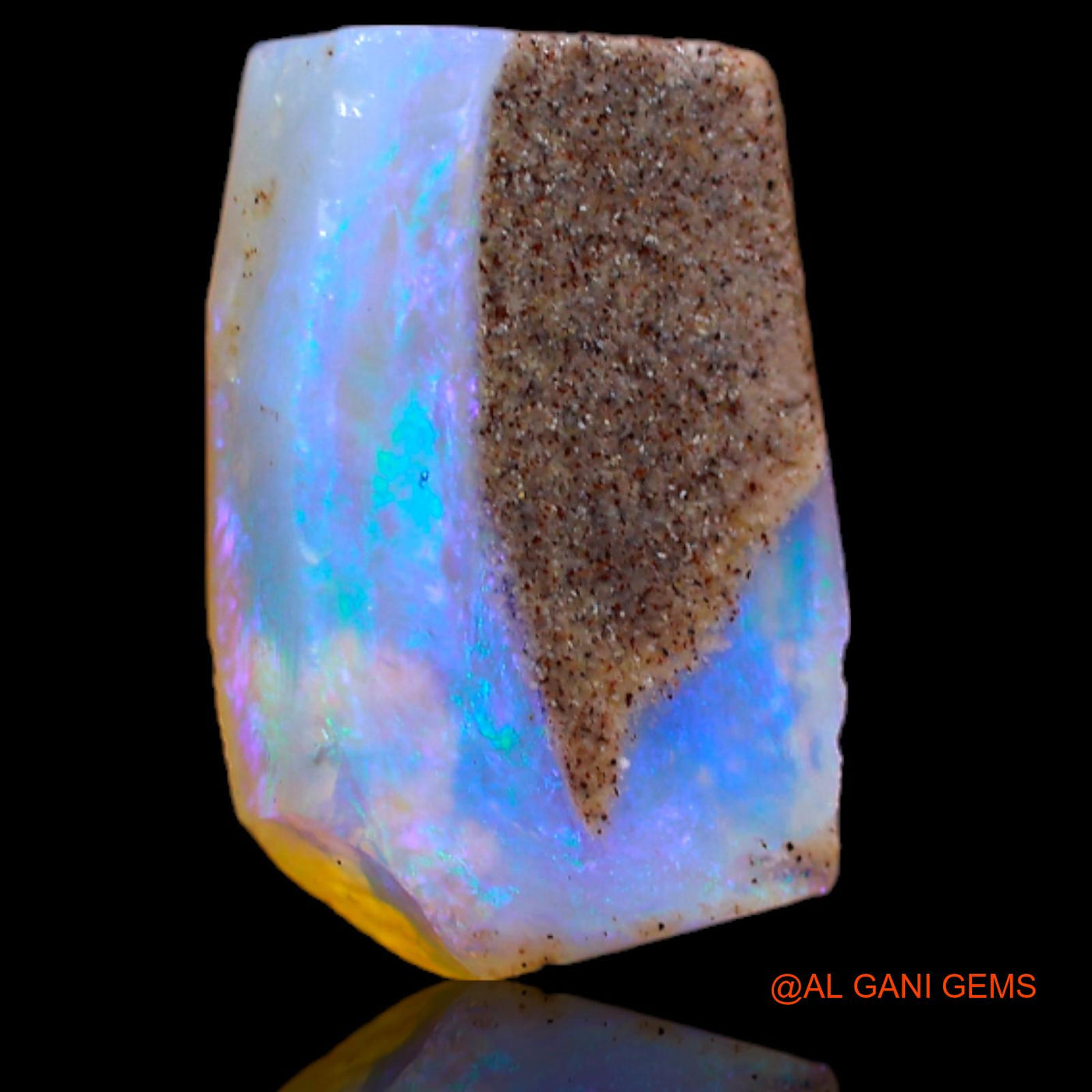 4.50 Cts Natural Australian Fire Opal Loose Gemstone Fancy Rough 14x9x4 mm RA-21