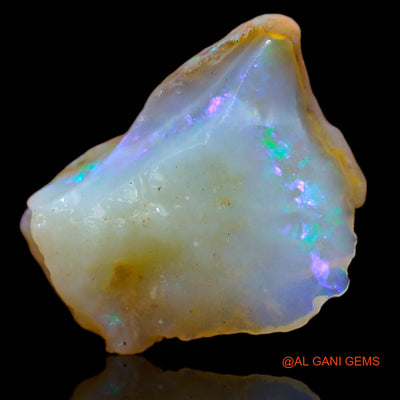 Natural Fire Opal Gemstone 3.30 Cts Loose Fancy Rough From Australia 12x10x5 mm RA-222