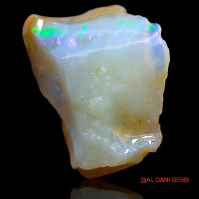 Natural Fire Opal Gemstone 3.30 Cts Loose Fancy Rough From Australia 12x10x5 mm RA-222