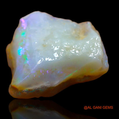 Natural Fire Opal Gemstone 3.30 Cts Loose Fancy Rough From Australia 12x10x5 mm RA-222