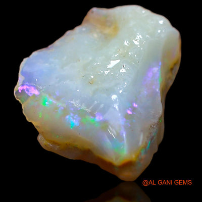 Natural Fire Opal Gemstone 3.30 Cts Loose Fancy Rough From Australia 12x10x5 mm RA-222