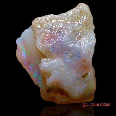 Natural Fire Opal Gemstone 3.30 Cts Loose Fancy Rough From Australia 12x10x5 mm RA-222