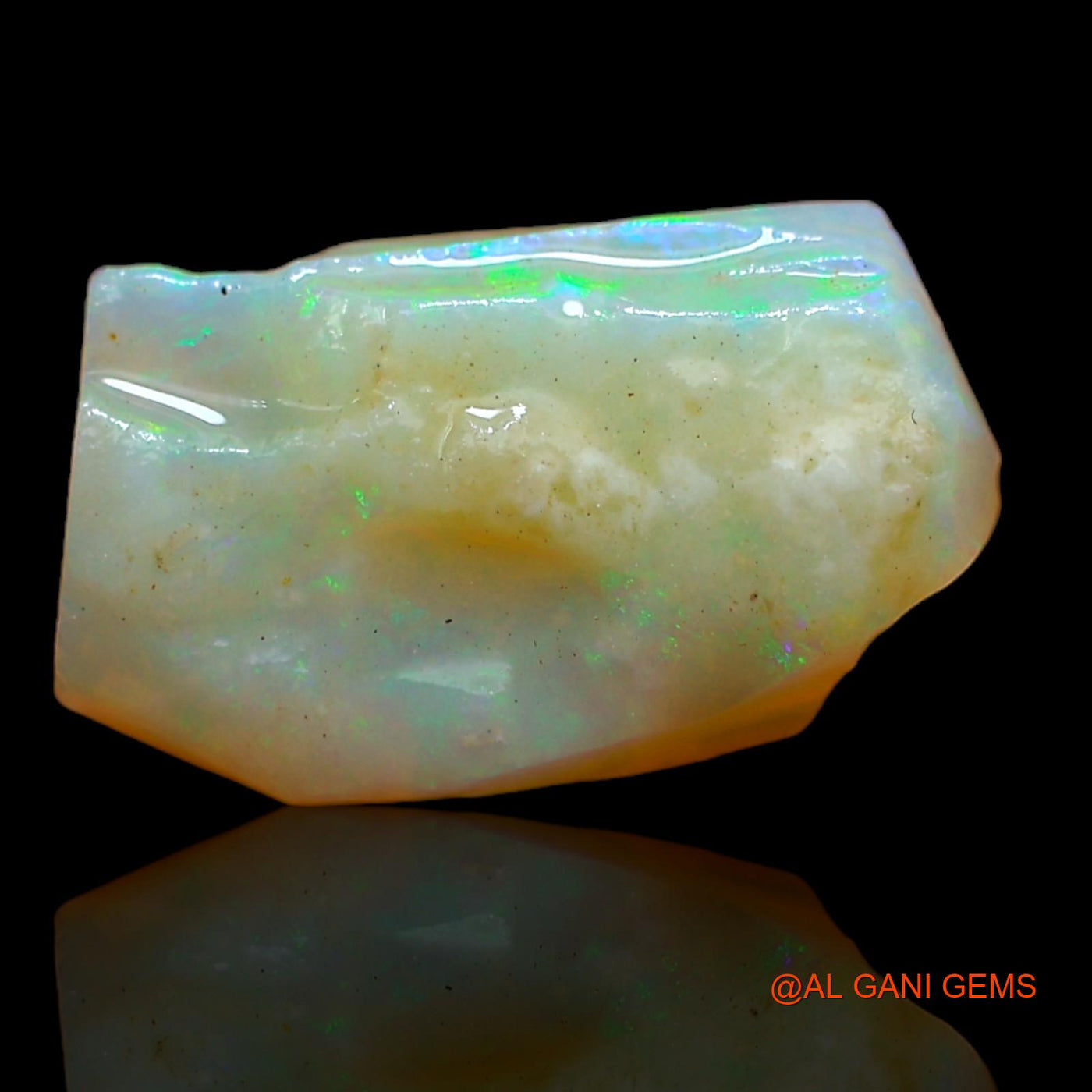 4.00 Cts Natural Australian Fire Opal Loose Gemstone Fancy Rough 15x9x4 mm RA-223