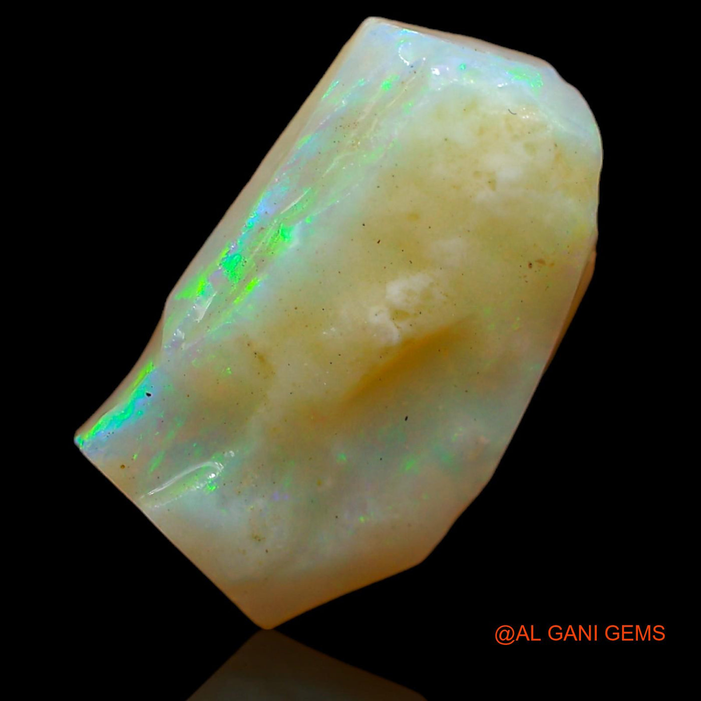 4.00 Cts Natural Australian Fire Opal Loose Gemstone Fancy Rough 15x9x4 mm RA-223