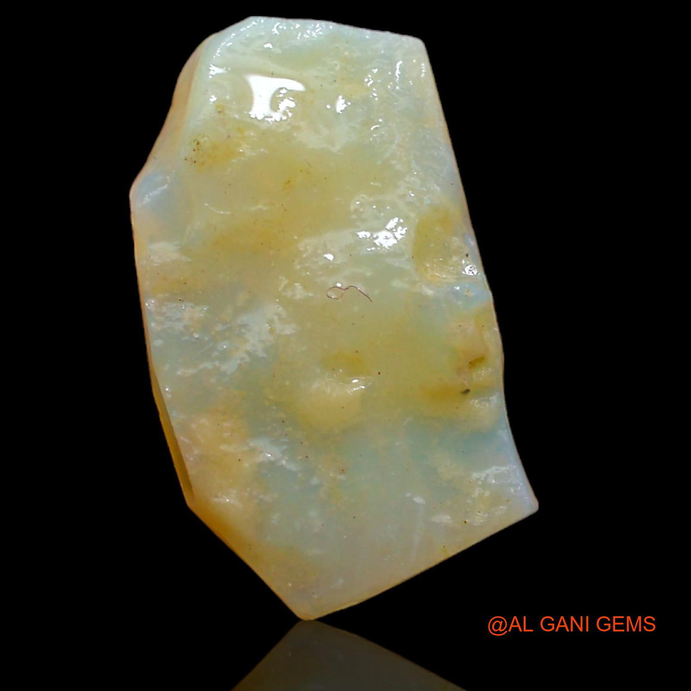 4.00 Cts Natural Australian Fire Opal Loose Gemstone Fancy Rough 15x9x4 mm RA-223