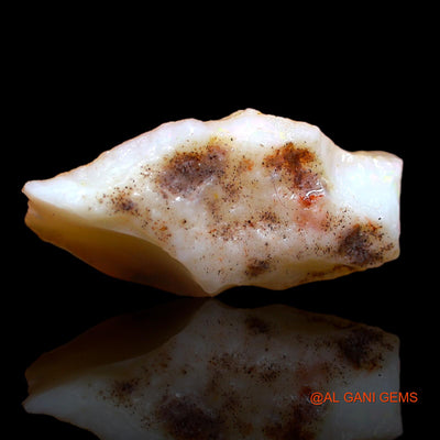 7.95 Cts Natural Australian Fire Opal Loose Gemstone Fancy Rough 21x10x8 mm RA-224