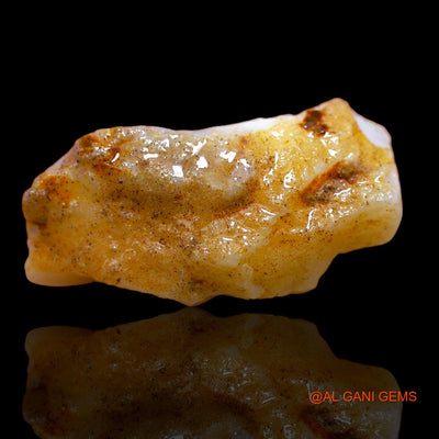 7.95 Cts Natural Australian Fire Opal Loose Gemstone Fancy Rough 21x10x8 mm RA-224