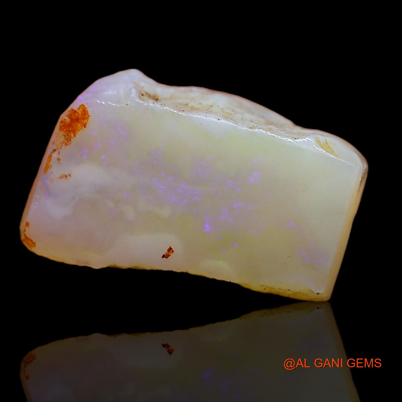 6.00 Cts Natural Australian Fire Opal Loose Gemstone Fancy Rough 15x10x5 mm RA-226