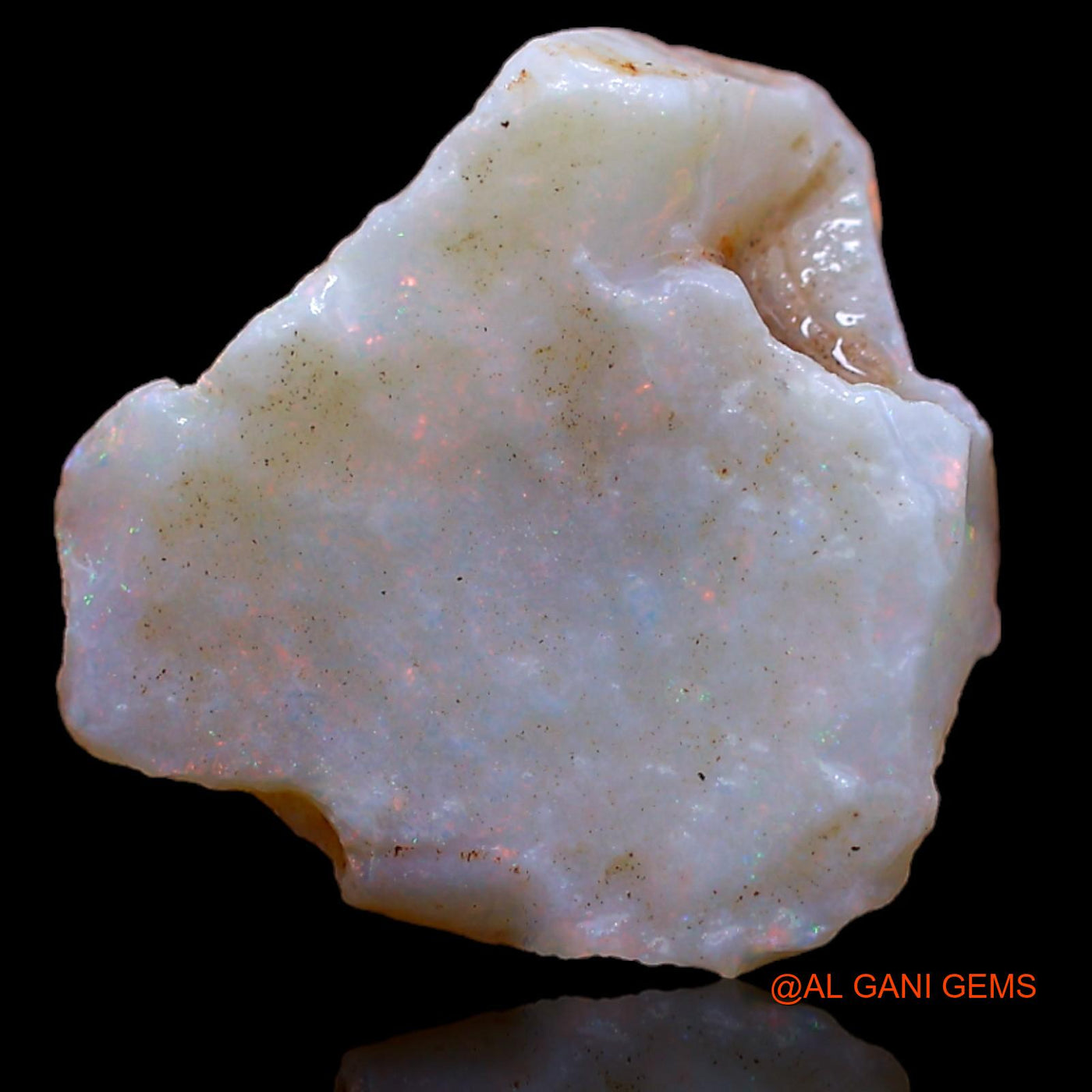3.75 Cts Natural Australian Fire Opal Loose Gemstone Fancy Rough 14x14x4 mm RA-227