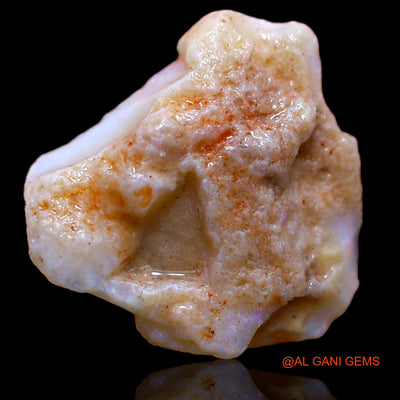 3.75 Cts Natural Australian Fire Opal Loose Gemstone Fancy Rough 14x14x4 mm RA-227