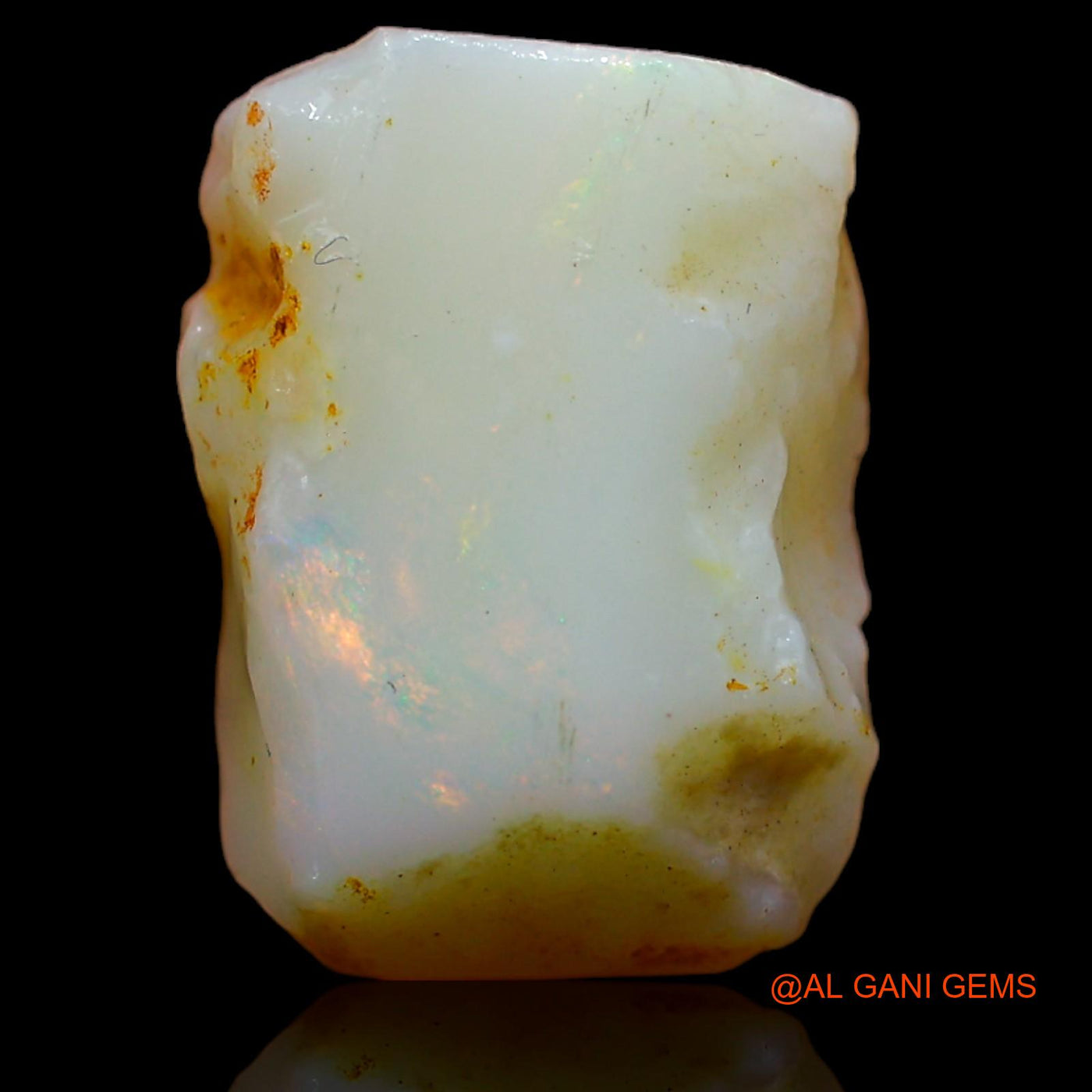 Natural Untreated Fire Opal Loose Gemstone Fancy Rough From Australia 6.70 Cts 15x11x6 mm RA-232
