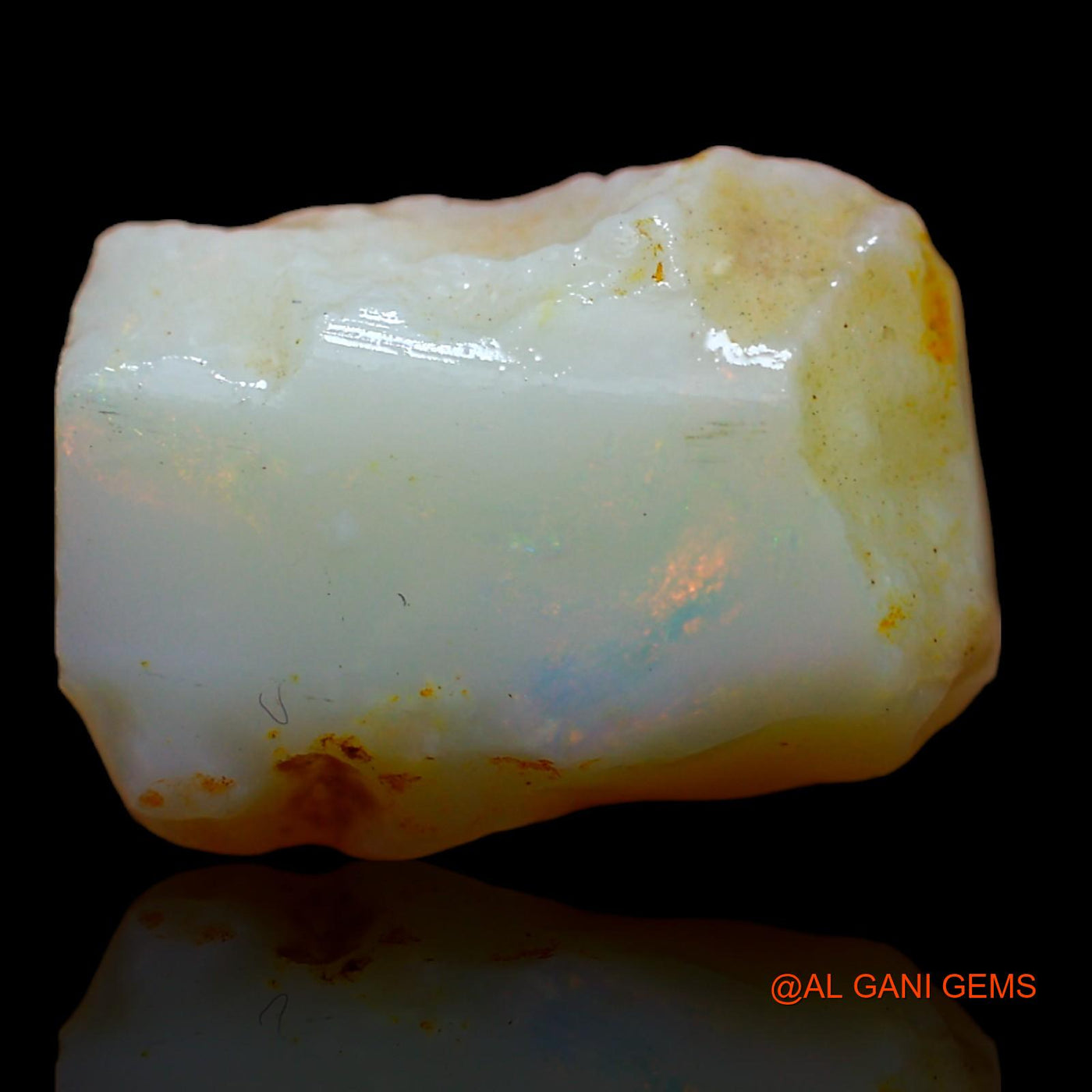 Natural Untreated Fire Opal Loose Gemstone Fancy Rough From Australia 6.70 Cts 15x11x6 mm RA-232