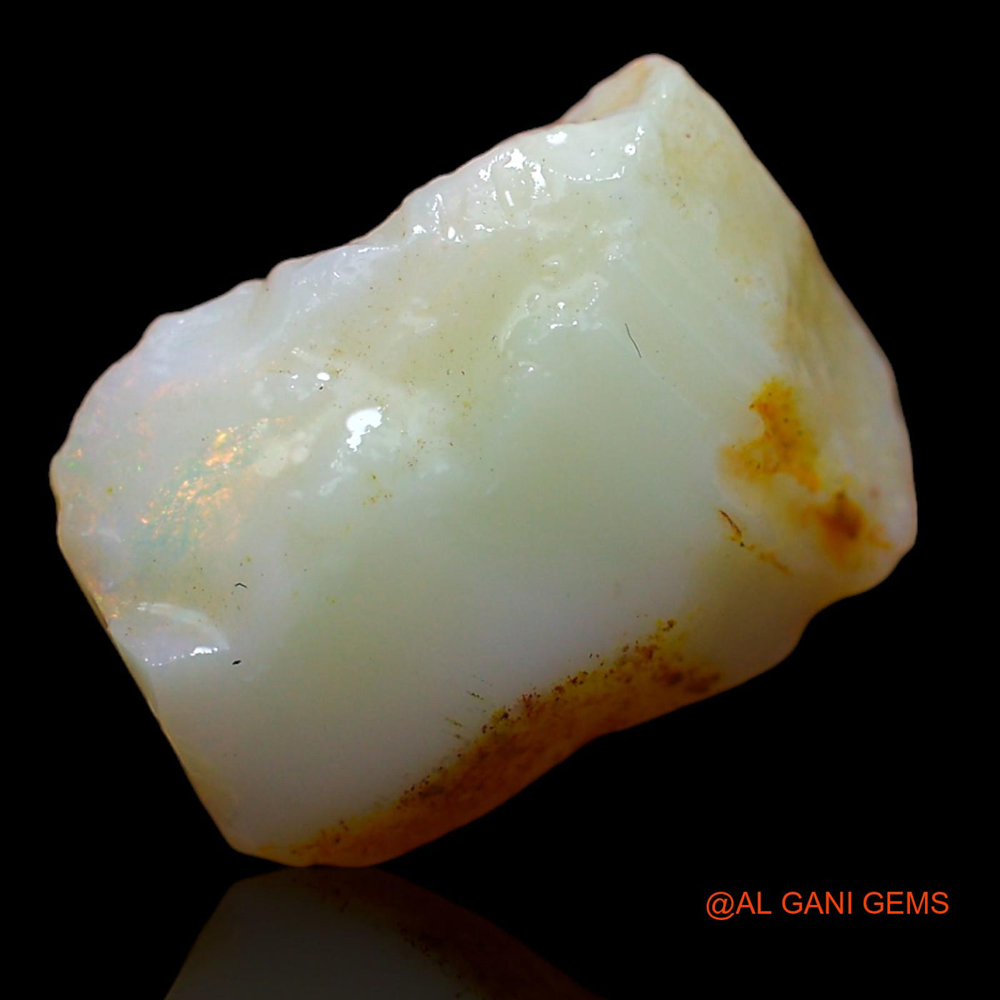 Natural Untreated Fire Opal Loose Gemstone Fancy Rough From Australia 6.70 Cts 15x11x6 mm RA-232